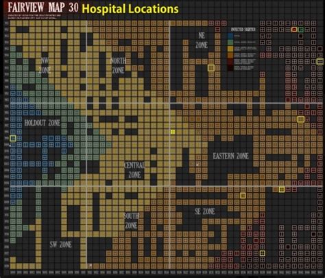 dead frontier hospital locations.